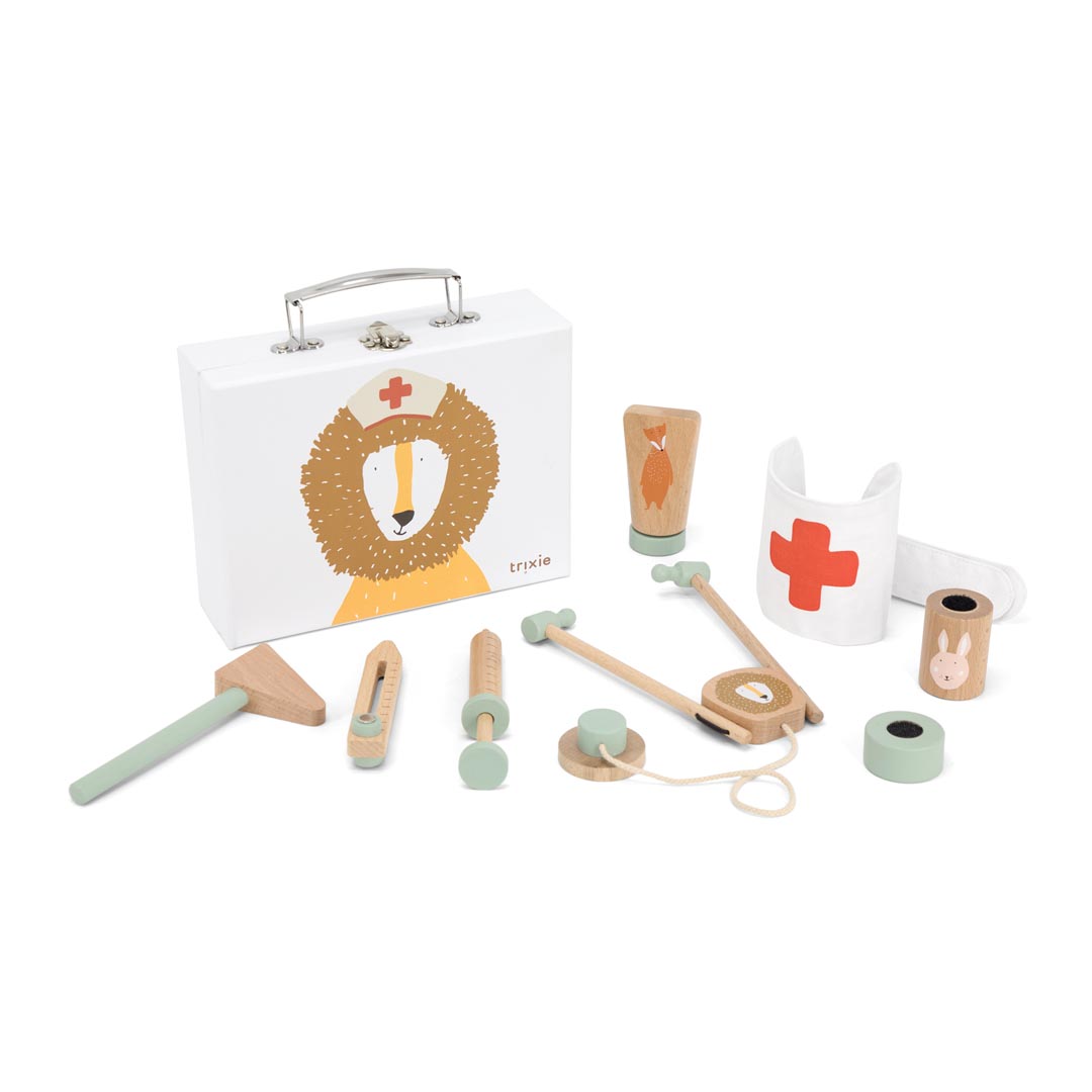 Malette du docteur en bois 